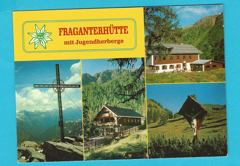 AK Fraganterhütte mit Jugendherberge. Flattach.