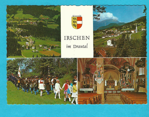 AK Irschen im Drautal mit Gröfelhof und Rittersdorf.