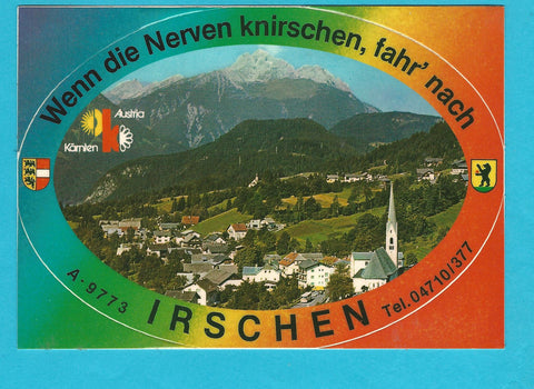 Klebebild-AK Irschen.