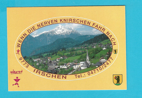 Klebebild-AK Irschen.
