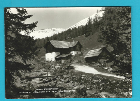 AK Gasthaus und Heilbad Karlbad beim Königstuhl. Johann Aschbacher.