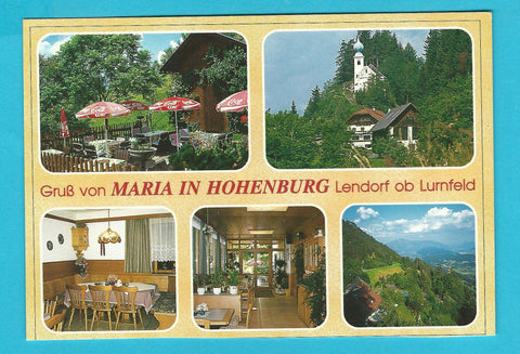 AK Lendorf ob Lurnfeld. Gasthaus zur Hohenburg. Familie Walter Pichler.