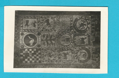 AK St. Peter im Holz. Mosaikboden der altchristlichen Basilika v. Teurnia.