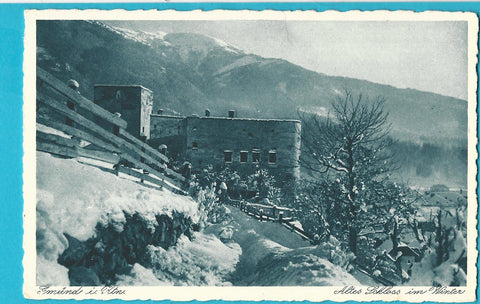 AK Gmünd. Altes Schloss im Winter.