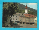 AK Greifenburg. Am Marktplatz. Statue der Drau.