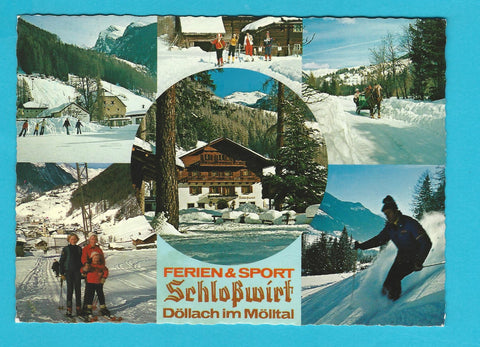 AK Döllach im Mölltal. Hotel Schlosswirt. Hubert und Maria Sauper.