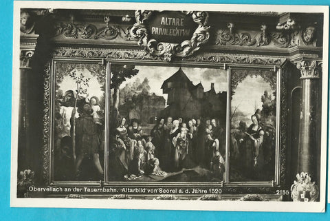 AK Obervellach an der Tauernbahn. Altarbild von Scorel a.d. Jahre 1520. (1932)