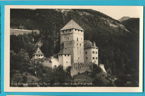AK Burg Groppenstein an der Tauernbahn bei Obervellach.