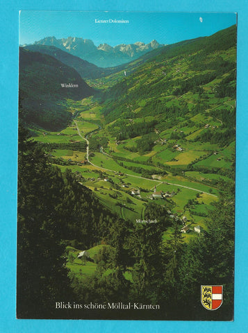 AK Blick ins schöne Mölltal. Mörtschach. Winklern.