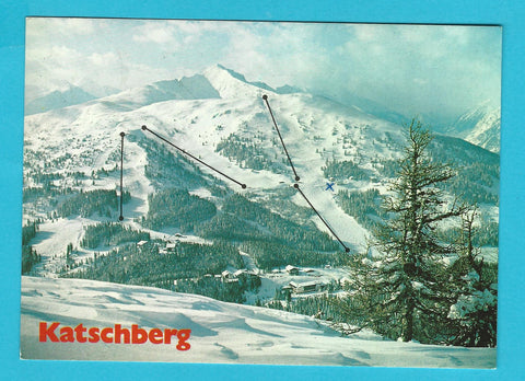 AK Wintersportgebiet Katschberg.