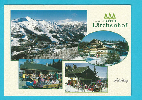 AK Katschberg 14. Hotel Lärchenhof. Fam. Rauter.