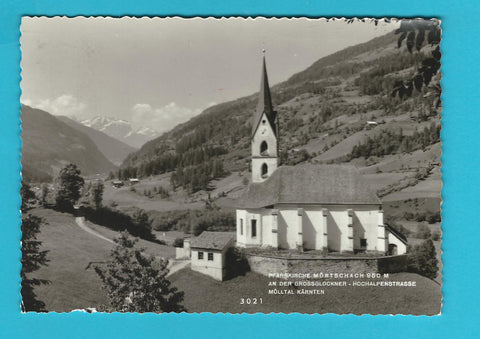 AK Pfarrkirche Mörtschach an der Grossglockner - Hochalpenstrasse.