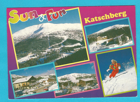 AK Wintersportgebiet Katschberg.