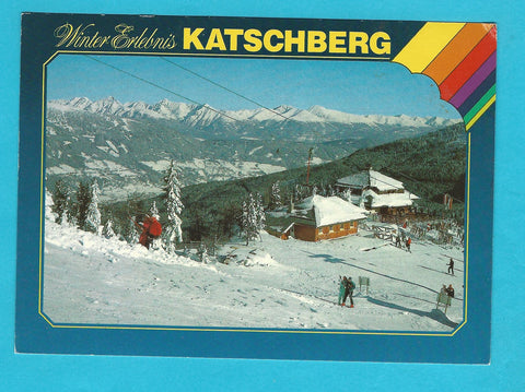 AK Katschberg. Blick auf Gamskogellift mit Gamskogelhütte.