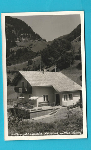 AK Mörtschach. Gasthaus zum Dolomitenblick.