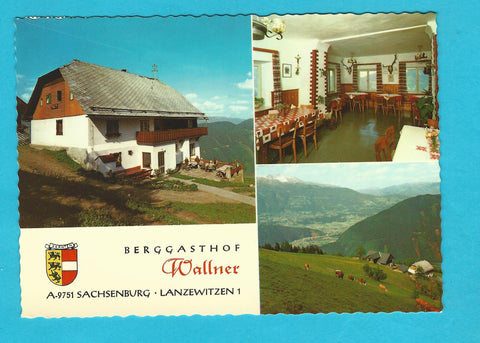 AK Sachsenburg. Berggasthof Wallner. Lanzewitzen 1.