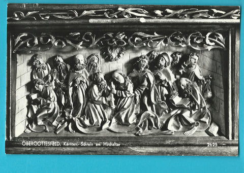 AK Obergottesfeld. Schrein am Hochaltar.