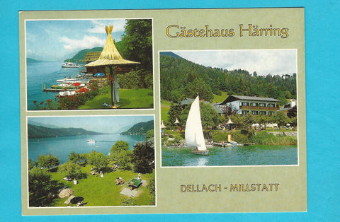 AK Dellach am Millstättersee. Gästehaus Härring. W. u. E. Steuerer. Dellach 1.