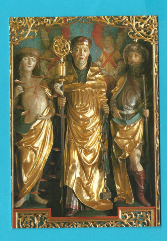 AK Möllbrücke. Gotischer Hochaltar. Pfarrkirche St. Leonhard.