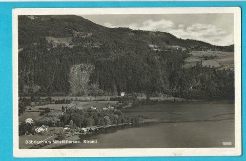 AK Döbriach am Millstättersee. Strand. (1932)