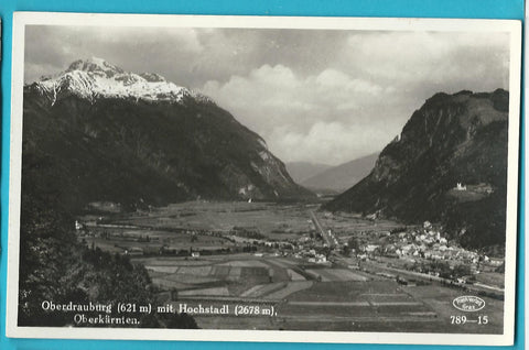 AK Oberdrauburg mit Hochstadl. (1938-39)