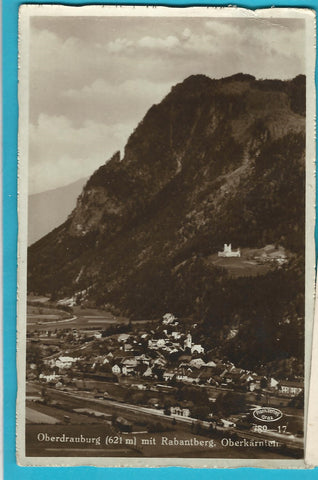 AK Oberdrauburg mit Rabantberg. (1931-32)