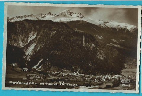AK Oberdrauburg mit Scharnik. (1931-32)