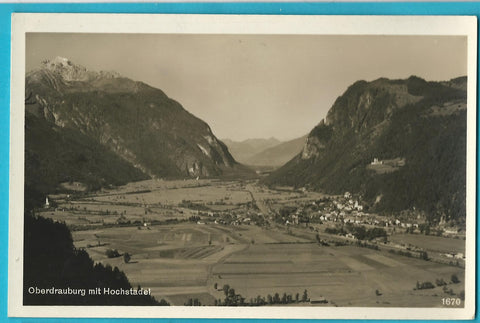 AK Oberdrauburg mit Hochstadel. (1932)