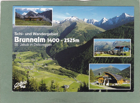 AK Schi- und Wandergebiet. Brunnalm. St. Jakob in Defereggen.