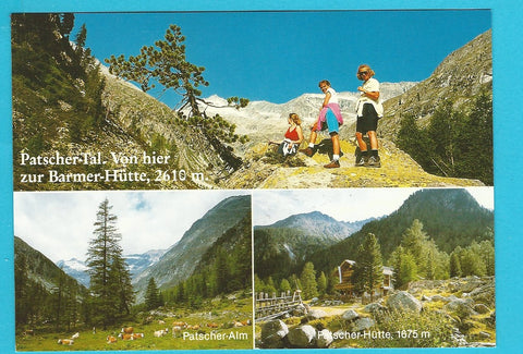 AK Patschertal. Patscher Alm. Patscher-Hütte.
