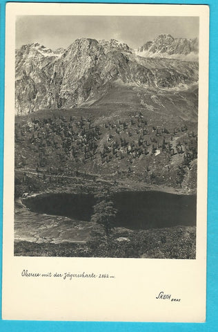 AK Obersee mit der Jägerscharte.