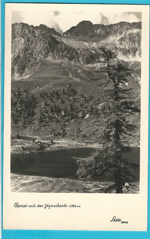 AK Oberseehütte mit der Jägerscharte.