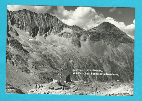 AK Barmer-Hütte mit Patscher Schneide u. Rosshorn.