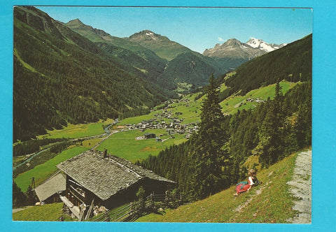AK St. Jakob in Defereggen mit Hochgall.