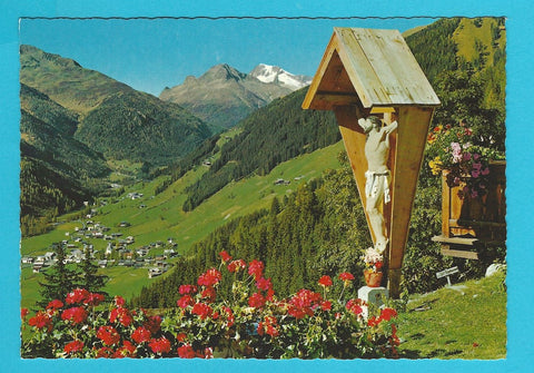 AK St. Jakob i. Defereggental. Blick gegen Hochgall.