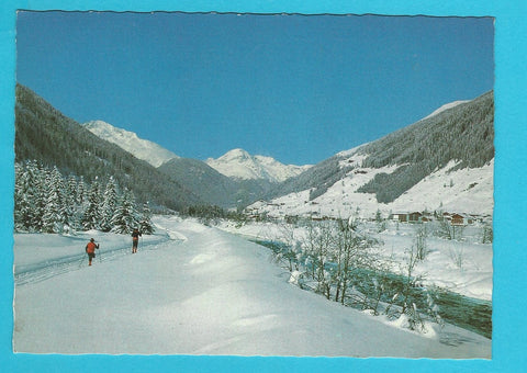 AK St. Jakob im Defereggen. Blick von der Langlaufloipe auf St. Jakob.