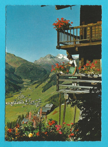 AK St. Jakob im Defereggental. Blick gegen Hochgall.