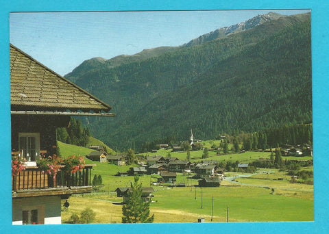 AK St. Jakob in Defereggen. Blick auf die Ortsteile Oberegg und St. Leonhard.