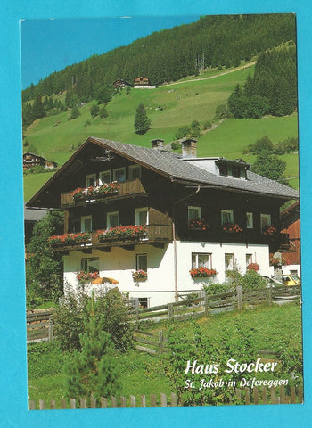 AK St. Jakob in Defereggen. Haus Stocker. Konrad und Elisabeth Ladstätter.