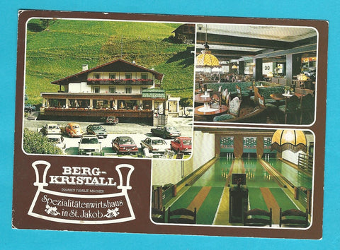 AK St. Jakob in Defereggen. Spezialitätenwirtshaus Bergkristall. Fam. Macher.
