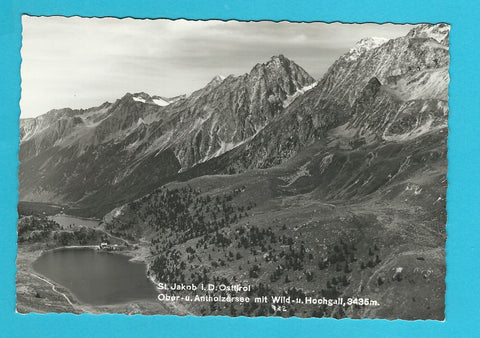 AK St. Jakob in Defereggen. Ober- u. Antholzersee mit Wild- u. Hochgall.