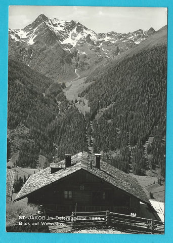 AK St. Jakob im Defereggental. Blick auf Weisspitze.