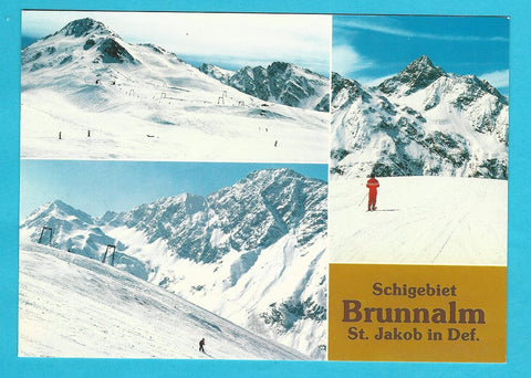 AK St. Jakob in Defereggen. Schigebiet Brunnalm.
