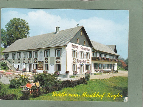 AK Grüße vom Musikhof Kogler. Ternberg bei Steyr. Heimathof der Original Kogler-Buam und -Diandln.