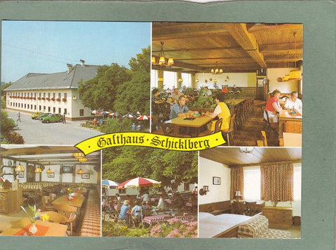 AK Rohr, Achleiten 23. Gasthaus Schicklberg. Inh. Franz und Inge Zacherl.