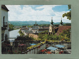 AK Steyr a.d. Enns. Blick vom Tabor-Kaffeerestaurant.