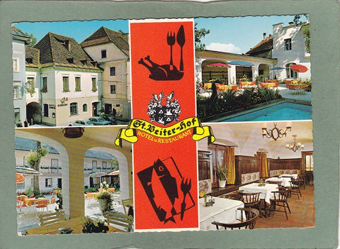AK St. Veit a.d. Gl. Unterer Platz. Hotel-Restaurant St. Veiter-Hof. A. u. M. Skocir.