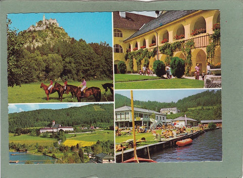 AK St. Georgen am Längsee mit Burg Hochosterwitz.