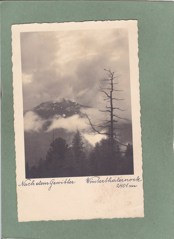 AK Winterthalernock 2401m. Nach dem Gewitter. Flattnitz, Hubert Ladinig's Gasth- u. Kurhaus.