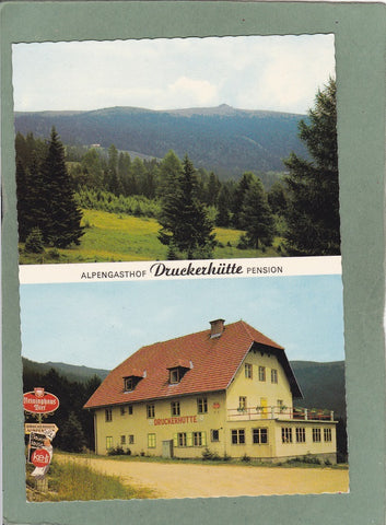 AK Eberstein, St. Oswald 58 (Saualpe) Gasthof Pension Druckerhütte Inh. Maria Felfernig.